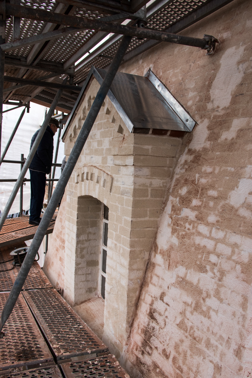 Das Mauerwerk der Mühle Anna wurde fachgerecht saniert